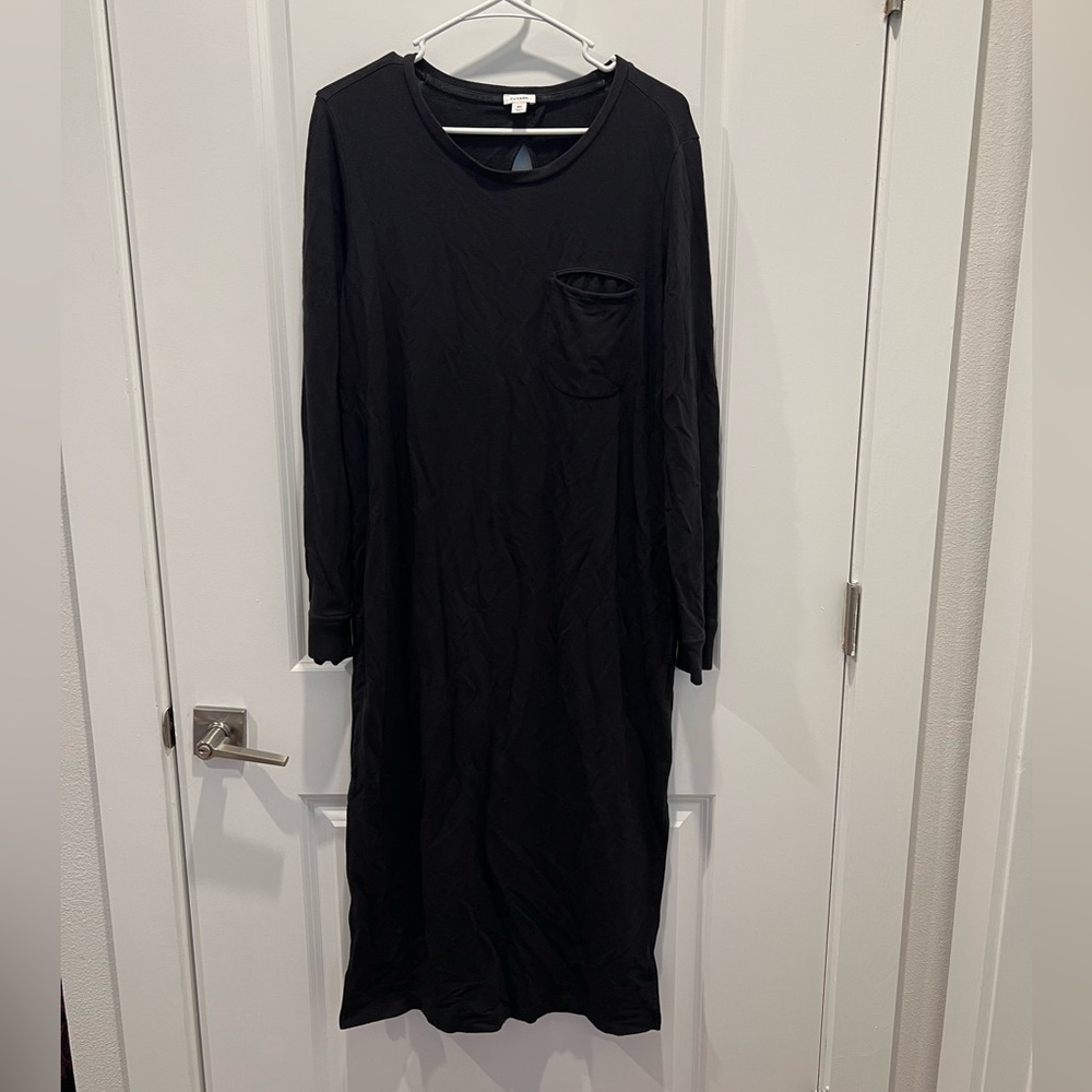 Cuyana French Terry Sweater Midi Dress